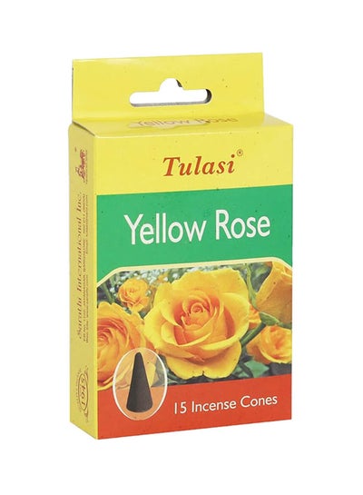 Buy 15-Piece Incense Dhoop Cone Rose in UAE