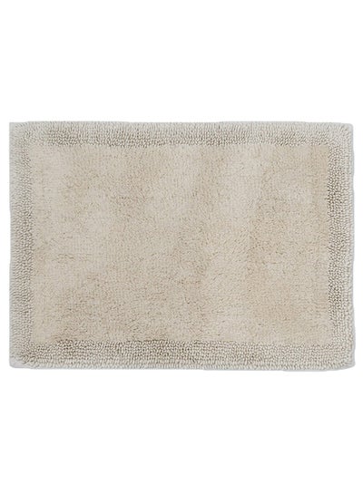 Buy Non-Slip Bath Rug Beige 17 x 24inch in UAE