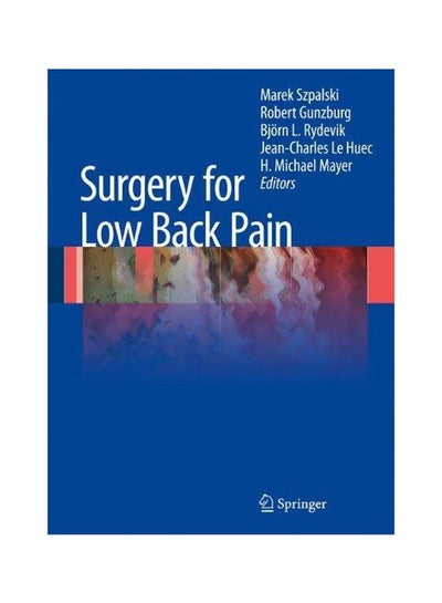 اشتري Surgery For Low Back Pain Hardcover في مصر