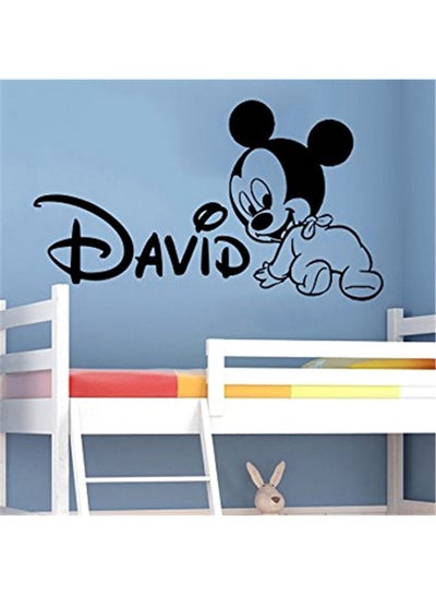 Buy David Mickey Junior Self-Adhesive Decorative Wall Sticker Black 60 x 90cm in Egypt