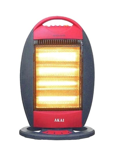 اشتري مدفأة هالوجين كهربائية للغرفة بـ 4 أنابيب بقدرة 1600 وات 1600.0 W AKAI-04L أحمر/أسود/أصفر في مصر