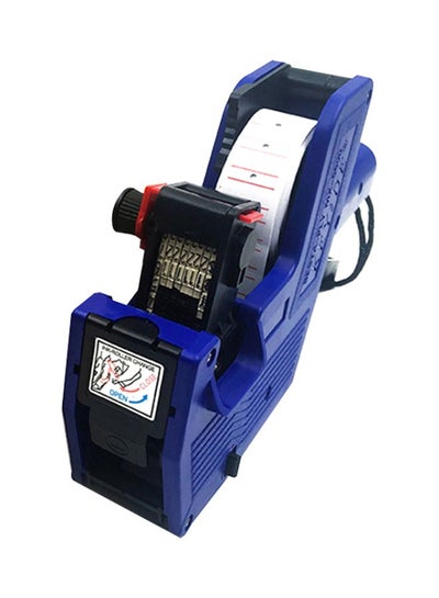 Buy 8-Digits Price Labeller Pricing Machine Kit Blue/Black in Saudi Arabia
