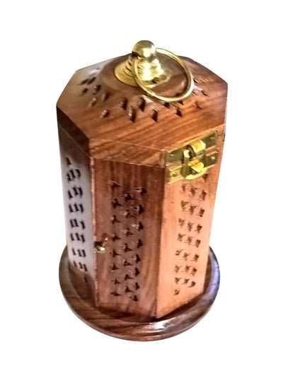 اشتري Wooden Octagon Incense Burner بني في مصر