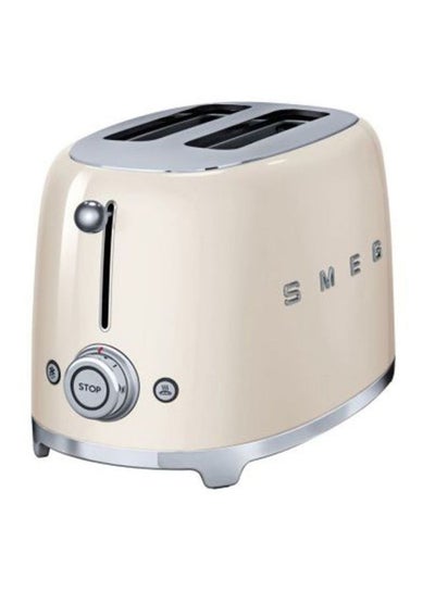 Buy 2 Slice Toaster 950W 950.0 W TSF01CRUK Beige/Silver in Saudi Arabia