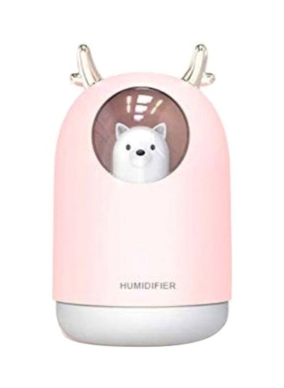 Buy USB Mini Cool Mist Portable Humidifier Pink/Grey/Gold in UAE