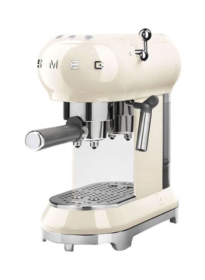 Buy 50's Style Espresso Coffee Machine 1350W 1 L 1350 W ECF01CREU/AU Cream/Silver in UAE