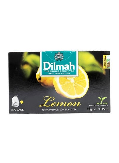 Buy Flavored Ceylon Black 20 Tea Bags Lemon in Egypt