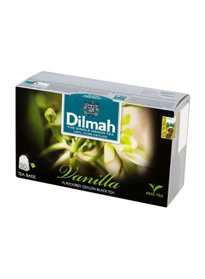 Buy Vanilla Flavored Ceylon Black 20 Tea Bags in Egypt