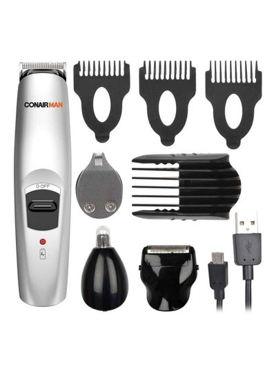 Buy All-In-One USB Rechargeable Trimmer Silver/Black in UAE
