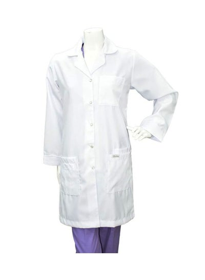 Buy Long Sleeve Medical Lab Coat White in Saudi Arabia