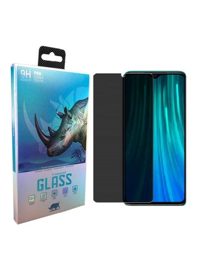 Buy Pro+ Tempered Glass Privacy Screen Protector For Xiaomi Redmi Note 8 Pro Black in Saudi Arabia