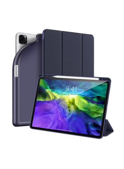 Buy Protective Case Cover For Apple iPad 12.9 2020 Blue in Saudi Arabia
