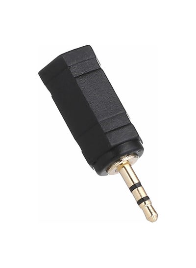 Buy 3.5 mm Male To 2.5 mm Female Audio Adapter Black/Gold in Egypt