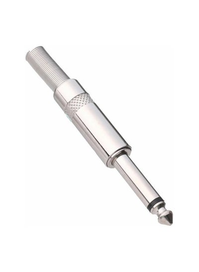 Buy 6.3 mm Male Audio Jack Silver in UAE