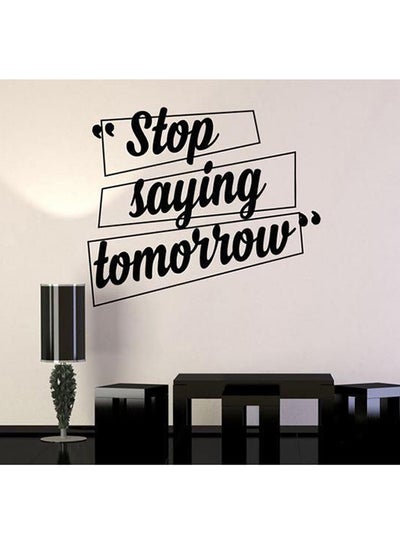 Buy Quotes Self Adhesive Wall Sticker Black 50 x 60cm in Egypt