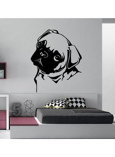 اشتري ملصق جداري ذاتي اللصق بطبعة كلب أسود في مصر