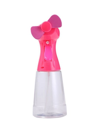 Buy Portable Water Spray Fan Light Pink/White 103x83x228mm in Saudi Arabia