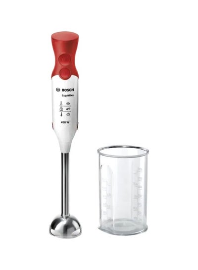 اشتري Hand Blender MSM64110 White/Red/Clear في مصر