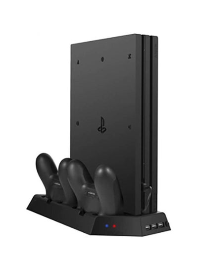 Buy Vertical Wired Stand With Cooling Fan For PlayStation 4 Console in Saudi Arabia