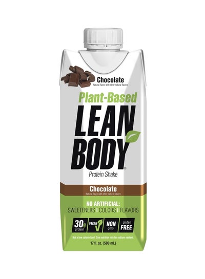اشتري Pack Of 12 Plant Based Lean Body Protein Shake - Chocolate في الامارات