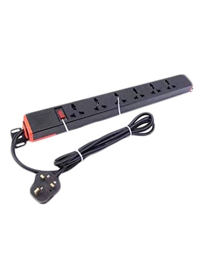 Buy Cabinet Rack Socket And Cable Power Strip - UK Plug Black 2meter in UAE