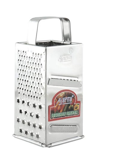 Buy Stainless Steel Multi Purpose 4-In-1 Slicer Grater Silver in UAE