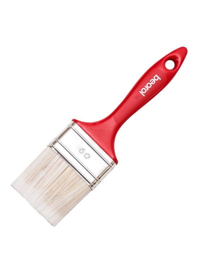 Buy Acrylic Paint Brush Red/Beige/Silver 60x15mm in UAE