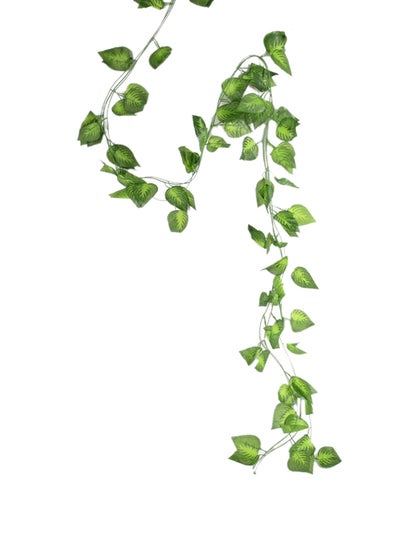 Buy 6-Piece Artificial Hanging Ivy Leaves Green in Saudi Arabia