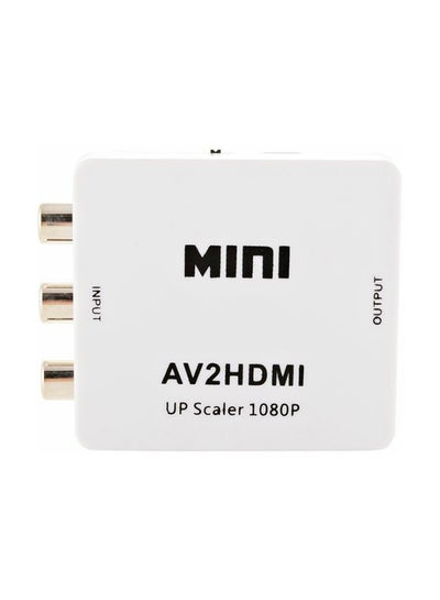 Buy AV To HDMI HD Video Converter White in Egypt
