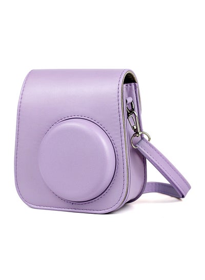 Buy Instant Camera Case Bag With Strap For Fujifilm Instax Mini 11 Purple in Saudi Arabia