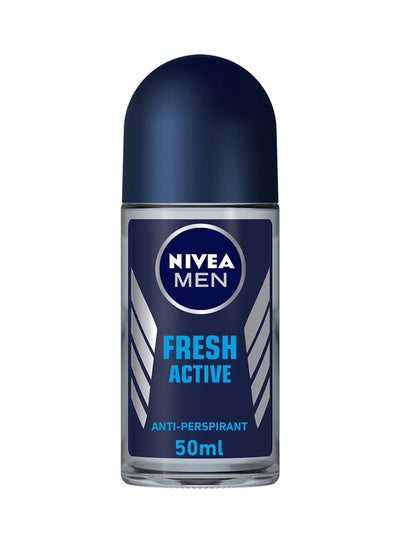 Buy MEN Fresh Active, Antiperspirant for Men, Fresh Scent, Roll-on 50ml 50ml in UAE