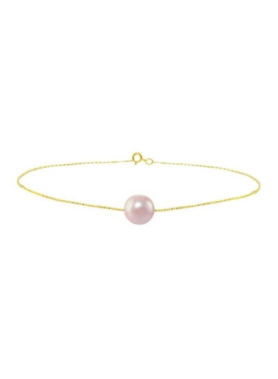 Buy 18 Karat Gold And Pearl Bracelet in UAE