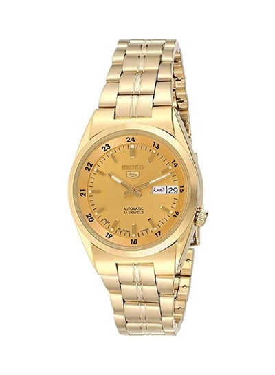 Buy men Round Shape Stainless Steel Analog Wrist Watch 35 mm - Gold - SNK574J1 in UAE