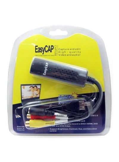 Buy 4-Channel Video Audio Adapter Black/Yellow/Red in UAE