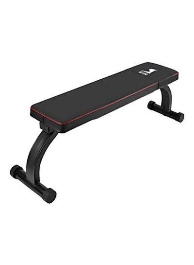 Buy Foldable Workout Flat Bench 119x35x23cm in Saudi Arabia