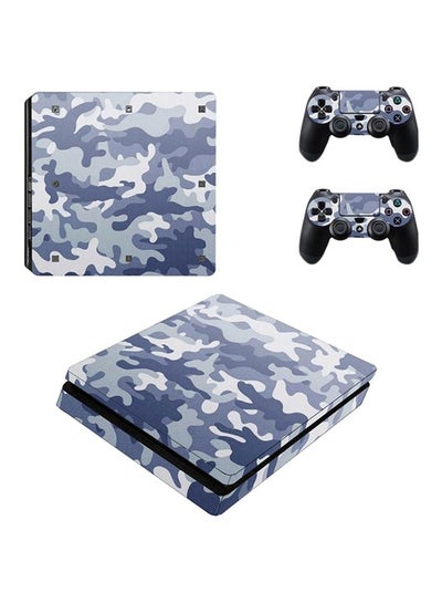 Buy 4-Piece Army Camouflage Themed Console And Controller Sticker For Sony PlayStation 4 in Egypt