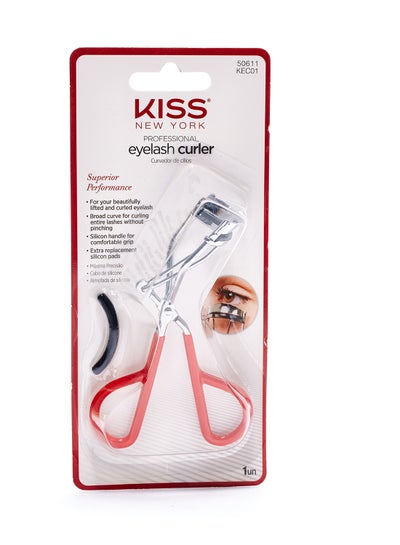 Buy Eyelash Curler Red/Silver in UAE