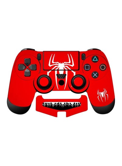 Buy 2-Piece Spider Man Printed Controller Skin Sticker For PlayStation 4 in Egypt