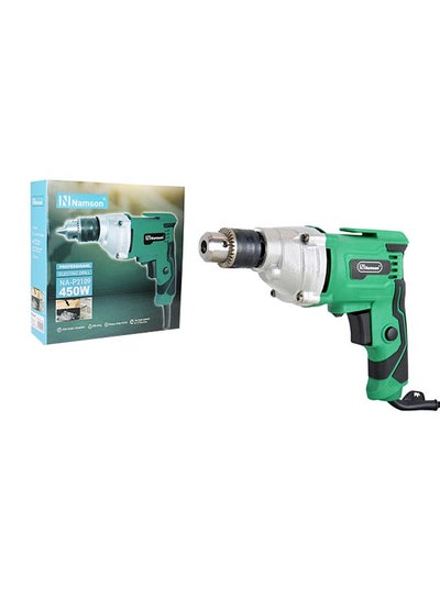 Buy Professional Electric Drill Green/Black in UAE