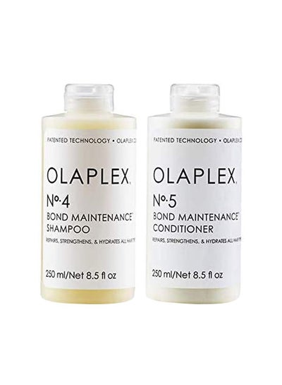 Buy 2-Piece No.4 Bond Maintenance Shampoo And No.5 Conditioner Set White 250x2ml in UAE