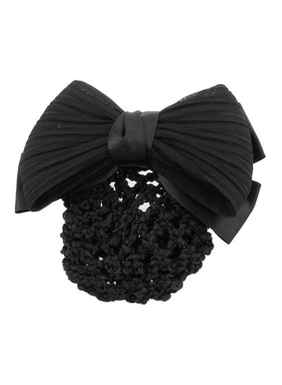 Buy Snood Net Barrette Hair Clip Black in UAE