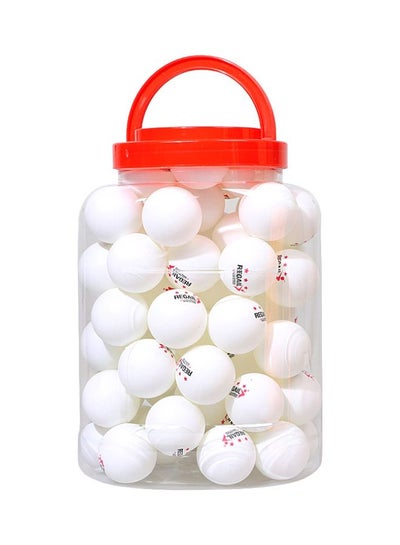 Buy 60-Piece Barrel Celluloid Table Tennis Training Ball 28x15x20cm in UAE