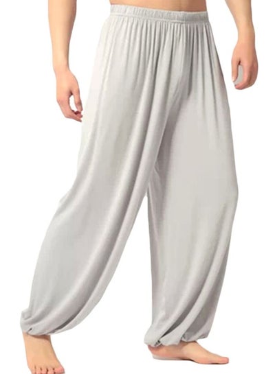 Buy Low Rise Trousers Light Grey in Saudi Arabia