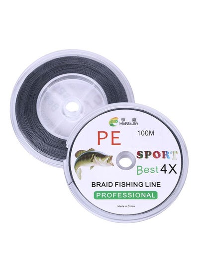 Buy Pack Of 10 PE Braided Fishing Line 100meter in UAE