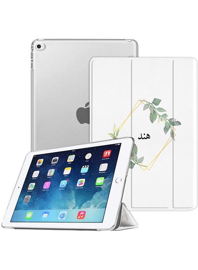 Buy Leather Slim Case Cover Stand With Translucent Frosted Back Protector For Apple iPad mini 5 2019/iPad 4 mini White in Saudi Arabia