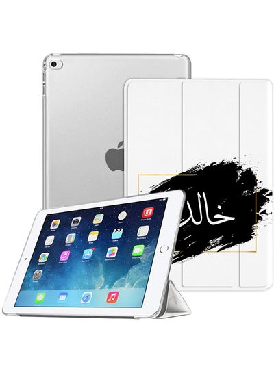 Buy Leather Slim Case Cover Stand With Translucent Frosted Back Protector For Apple iPad mini 5 2019/iPad 4 mini White in Saudi Arabia