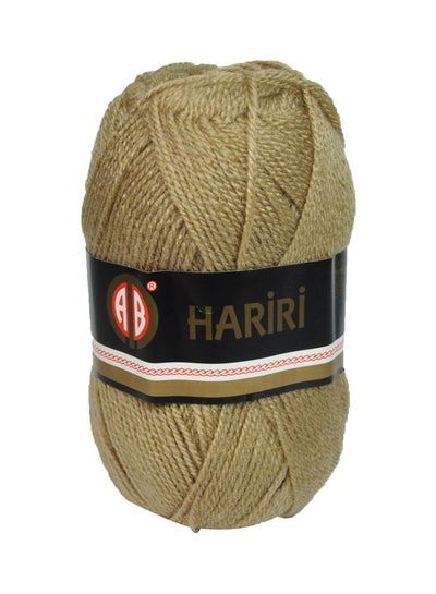 Buy Hariri Knitting Yarn Caramel (172) 132meter in UAE