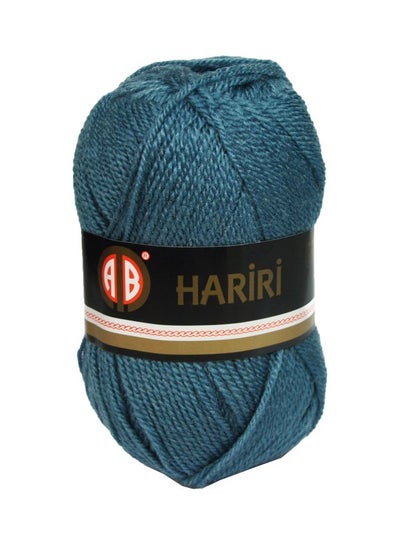 Buy Hariri Knitting Yarn Petrol (185) 132meter in UAE