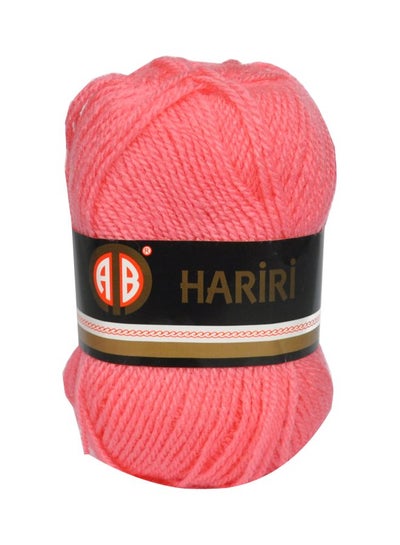 Buy Hariri Knitting Yarn 444 Pink 132meter in UAE