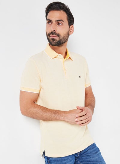 pale yellow polo